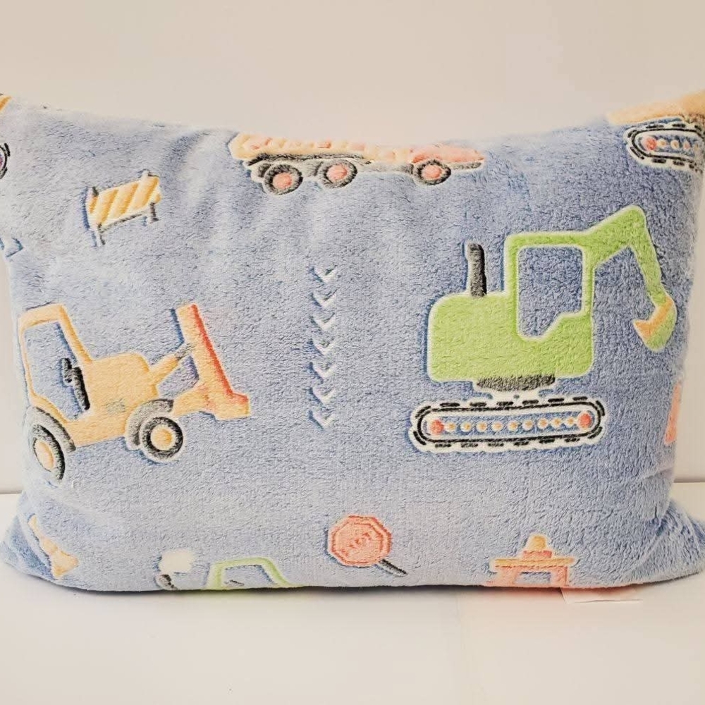 Kids Construction Theme Pillow